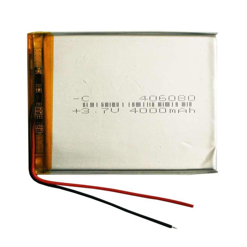باتری لیتیوم پلیمر مدل406080 ظرفیت4000 میلی آمپر ساعت