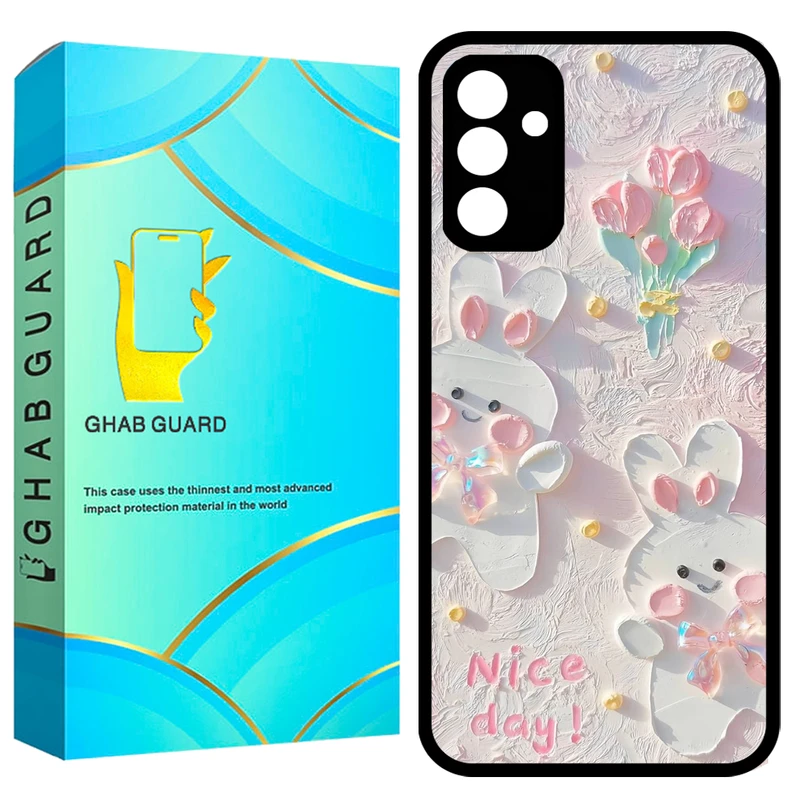  کاور قاب گارد طرح خرگوش مدل GCHPA34 مناسب برای گوشی موبایل سامسونگ Galaxy A34 5G 