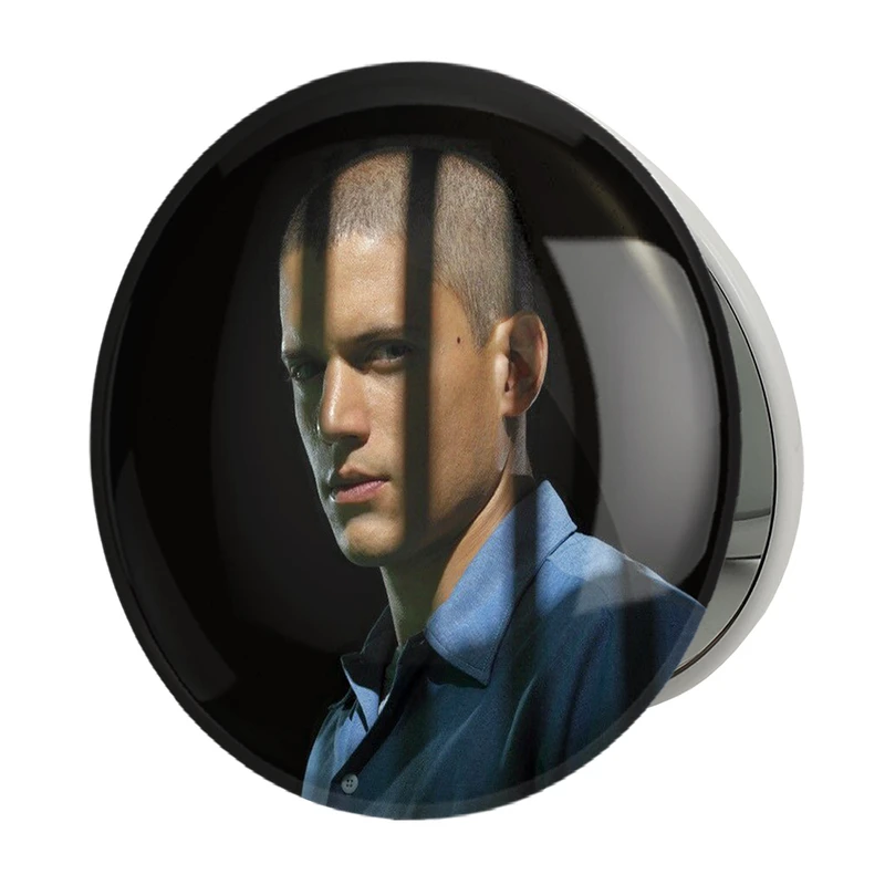 آینه جیبی خندالو طرح مایکل اسکافیلد سریال فرار از زندان Prison Break مدل تاشو کد 10205 