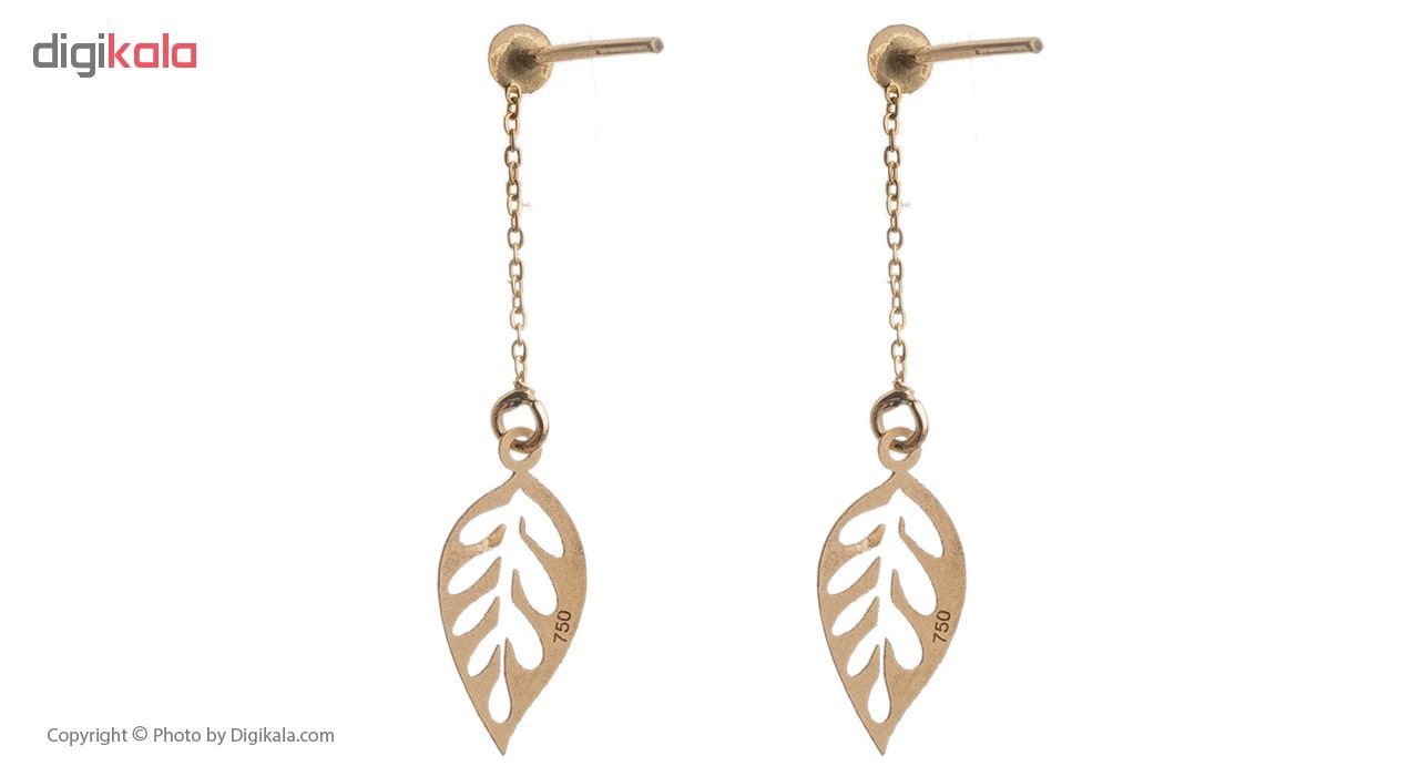 گوشواره طلا 18 عیار درنیکا مدل De5016 -  - 3