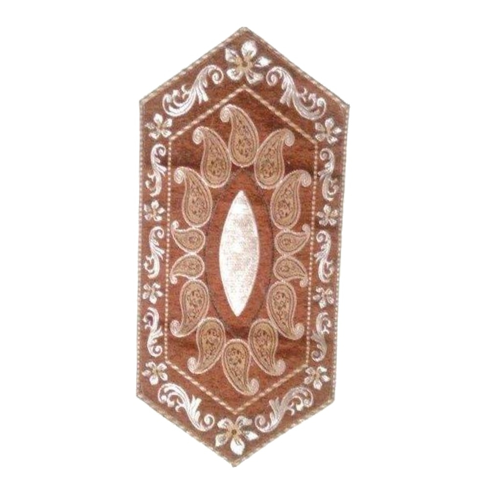 رومیزی ترمه مخمل کد 6091