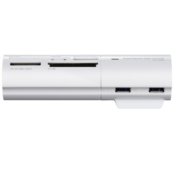 هاب USB سه پورت و USB 3.0 دی-لینک بمدل DUB-1342 همراه با کارت خوان