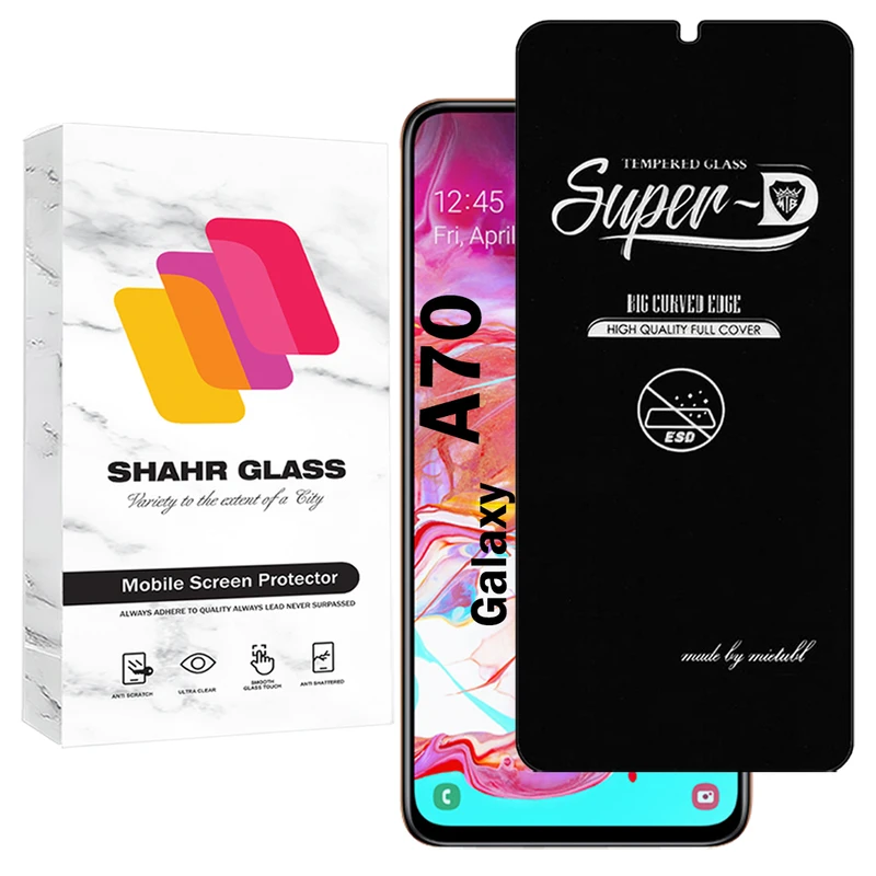 محافظ صفحه نمایش شهر گلس مدل SUPERDNSH مناسب برای گوشی موبایل سامسونگ Galaxy A70