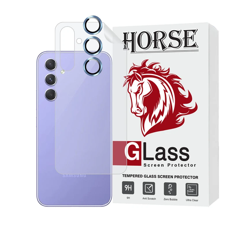 محافظ پشت گوشی هورس مدل MTBRINGH مناسب برای گوشی موبایل سامسونگ Galaxy A54 به همراه محافظ لنز