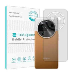 Transparent back protector of Rockspace HyGEL model suitable for Oppo Find X6 Pro mobile phone