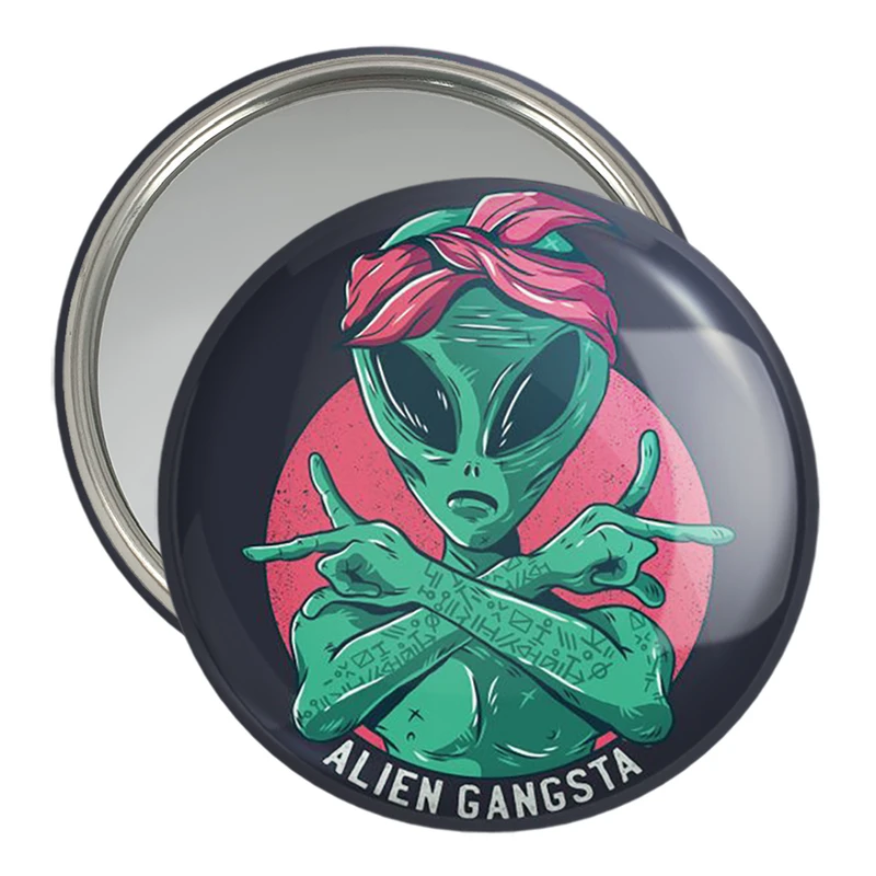 آینه جیبی خندالو مدل ادم فضایی  کد 1510