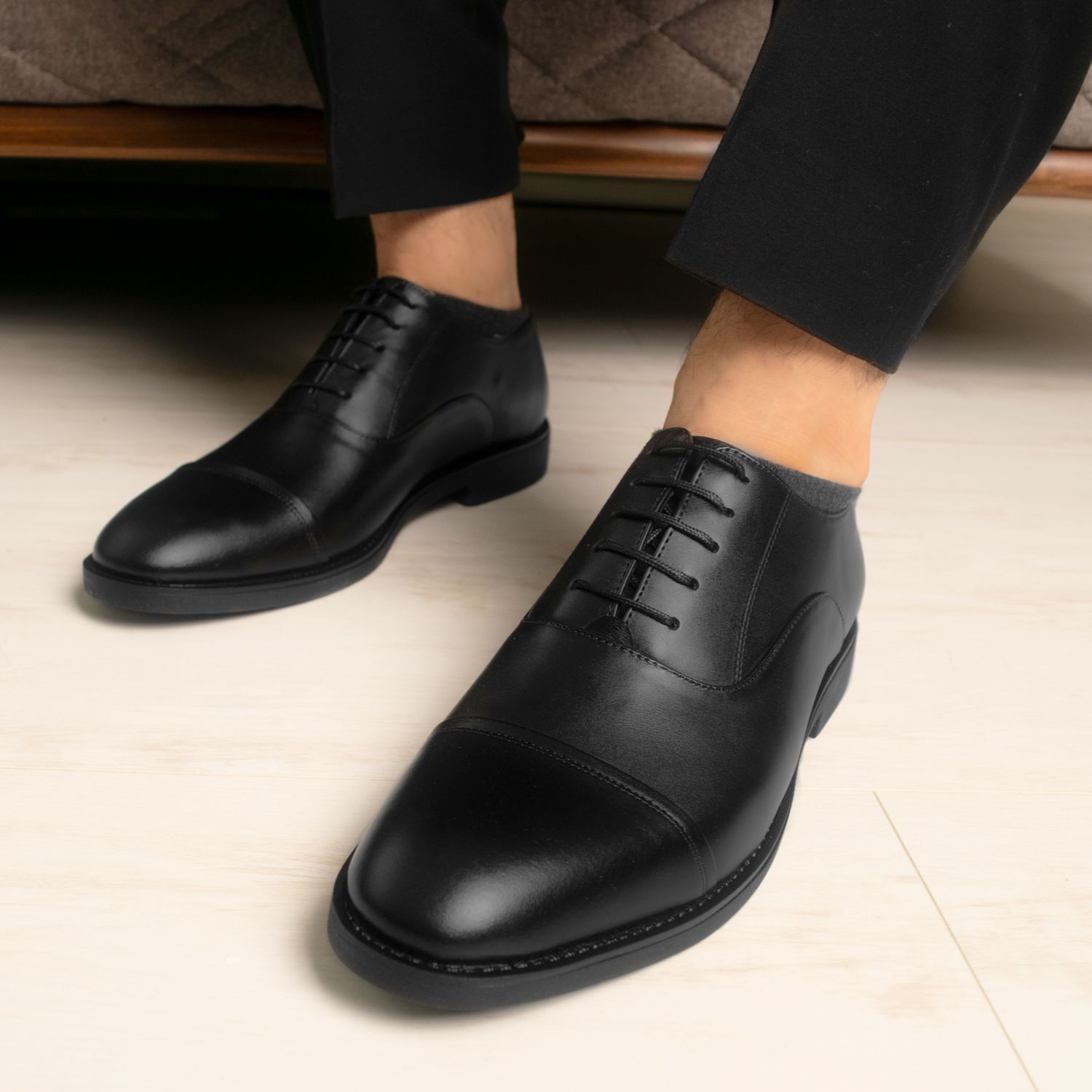 کفش مردانه چرم عطارد مدل چرم طبیعی کد SH48 -  - 14