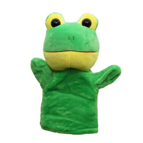 عروسک نمایشی مدل قورباغه ارتفاع 20 سانتی متر