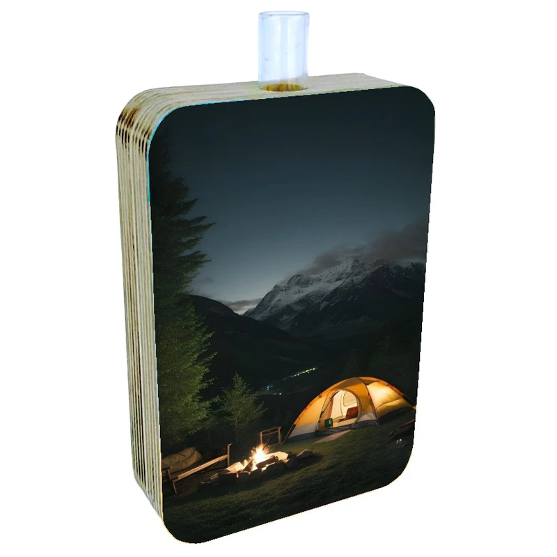 گلدان دکوری طرح دو رو مدل سکوت شب کد FPW202