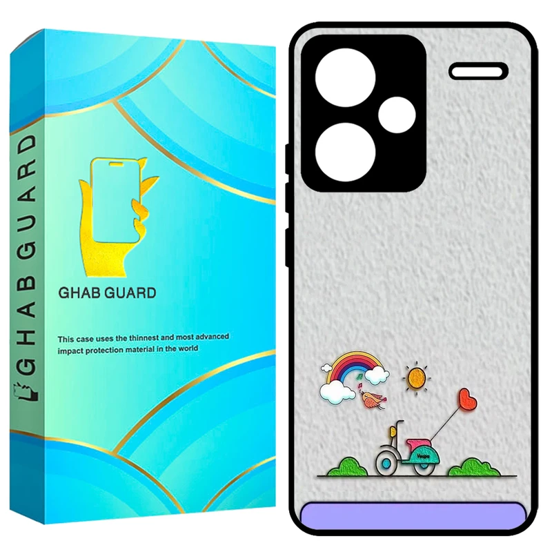 کاور قاب گارد طرح نقاشی مدل GCHPN13PL مناسب برای گوشی موبایل شیائومی Redmi Note 13 Pro Plus