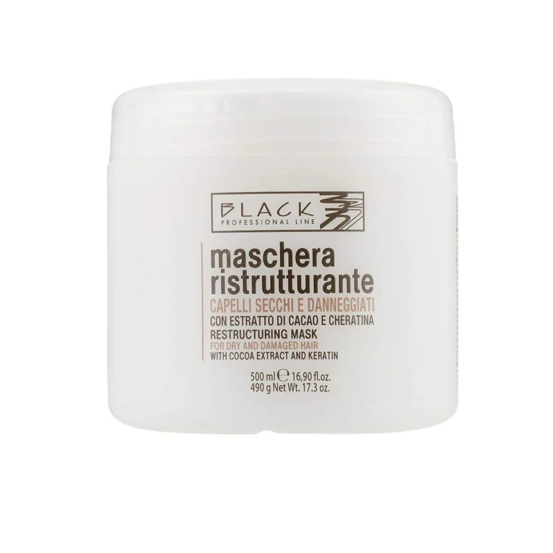 ماسک مو بلک پروفشنال لاین مدل کاکائو و کراتین حجم 500 میلی لیتر