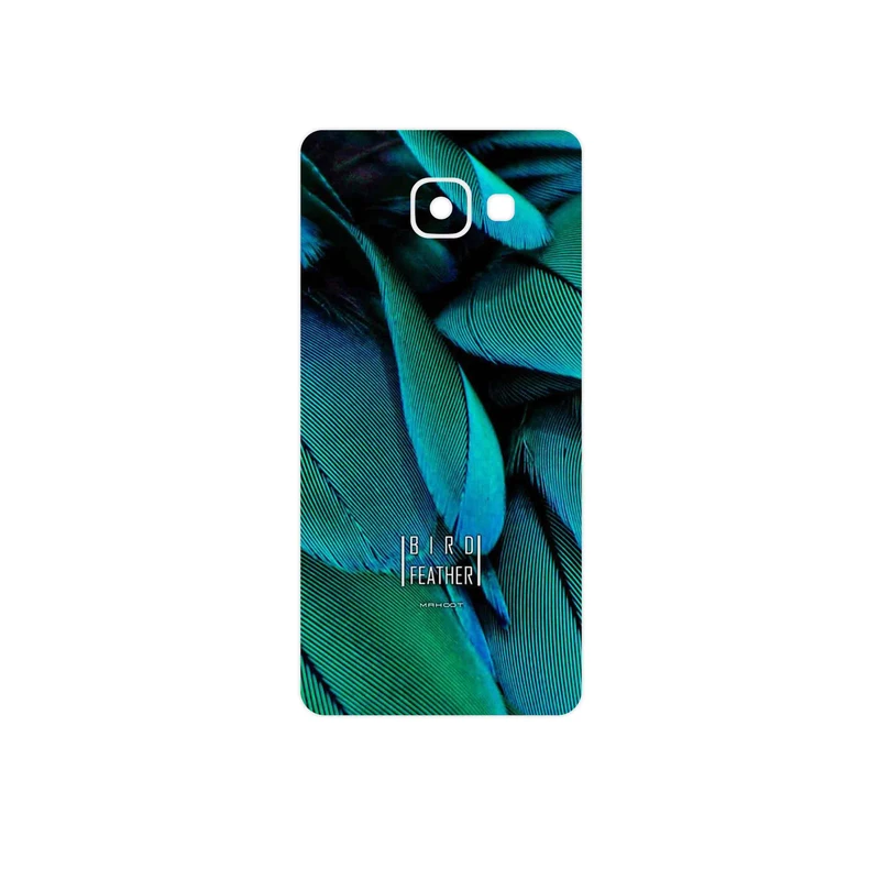 برچسب پوششی ماهوت مدل Green Feather مناسب برای گوشی موبایل سامسونگ Galaxy A5 2016