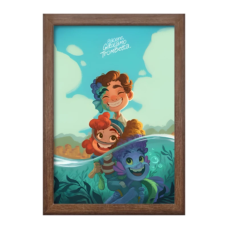 تابلو خندالو طرح لوکا (Luca) کد F10711