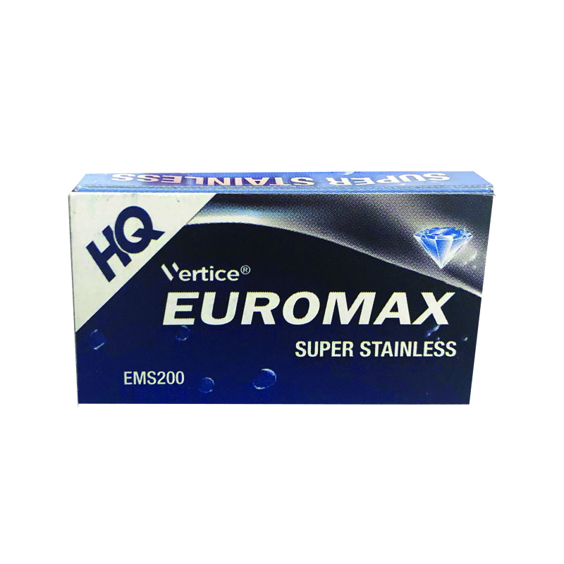 تیغ یدک سنتی یورومکس مدل سوپر استیل بسته 10 عددی