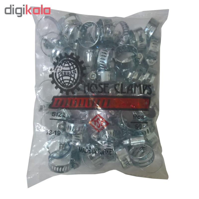 بست پارسان مدل P034 سایز 13-19 میلیمتر بسته 50 عددی