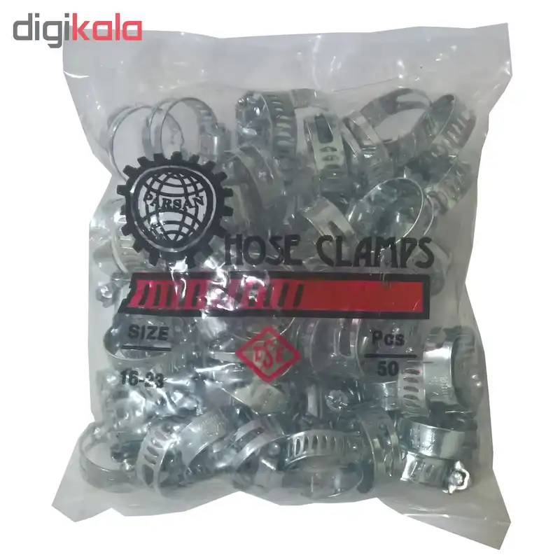 بست پارسان مدل P078 سایز 16-23 میلیمتر بسته 50 عددی