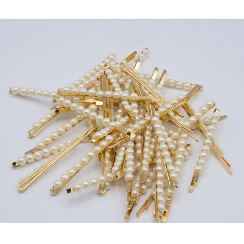 گیره مو زنانه مدل GLD01 بسته دو عددی