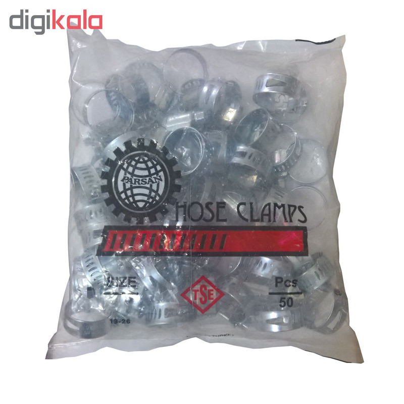 بست پارسان مدل P1132 سایز 19-26 میلیمتر بسته 50 عددی