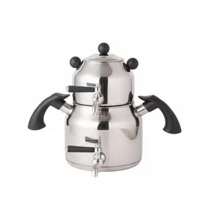 ست کتری و قوری ریور کد DH2161 گنجایش کتری 3 لیتر گنجایش قوری 1 لیتر