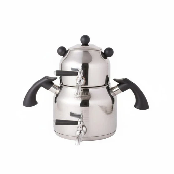 ست کتری و قوری ریور کد DH2161 گنجایش کتری 3 لیتر گنجایش قوری 1 لیتر