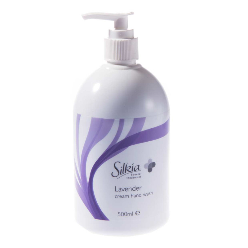مایع دستشویی سیلکیا مدل Lavender حجم 500 میلی لیتر