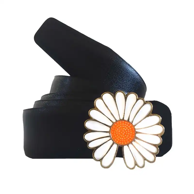 کمربند زنانه مدل گل بابونه کد F10