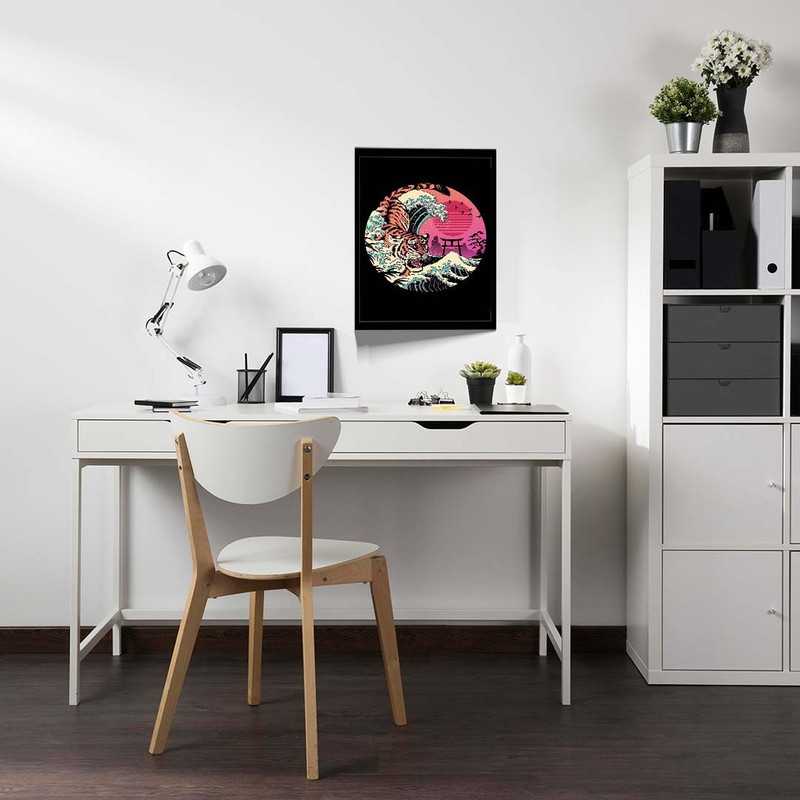 تابلو مدل GREAT WAVE کد F-7009