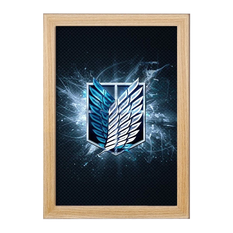 تابلو خندالو مدل نماد آزادی انیمه Attack on Titan  کد 11016