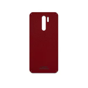MAHOOT Red-Leather Cover Sticker for Samsung Galaxy M01