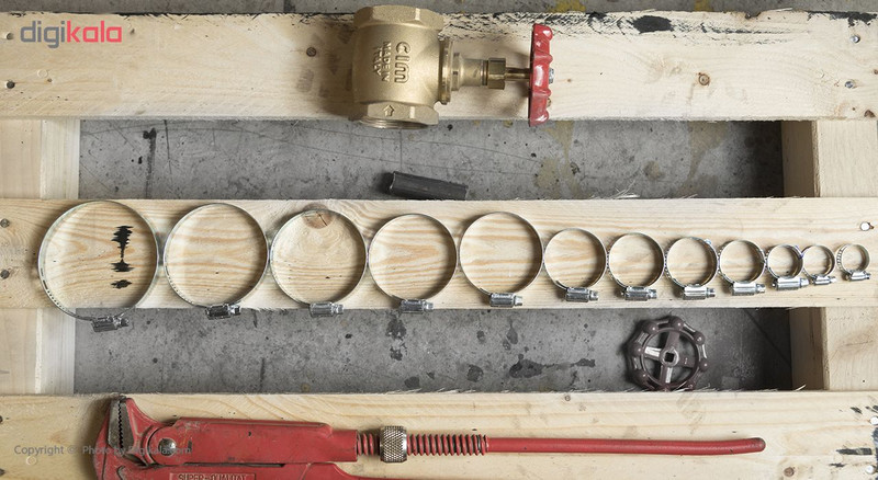 بست پارسان مدل PS212 سایز 44-64 میلی متر بسته 50 عددی