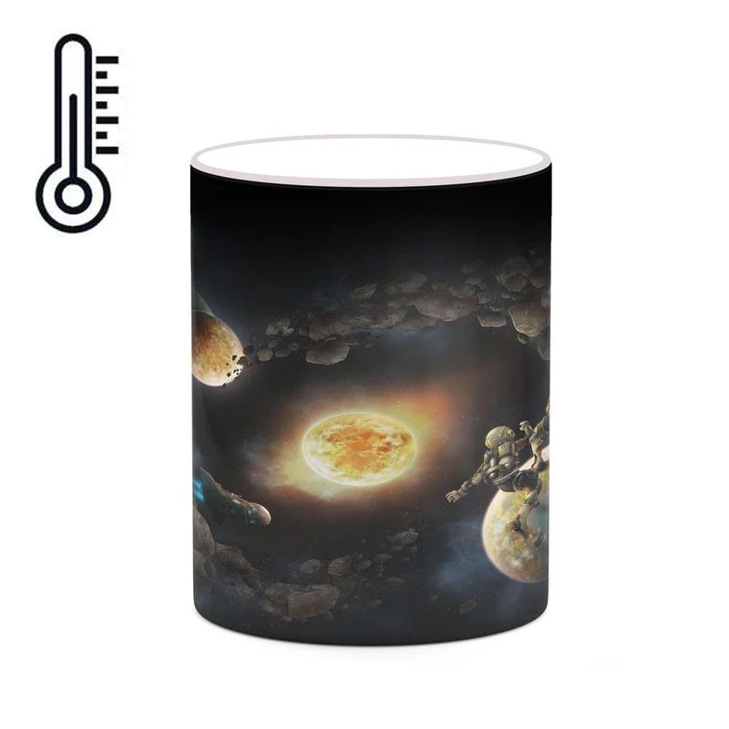 ماگ حرارتی کاکتی مدل فضا و کهکشان کد mgh19943