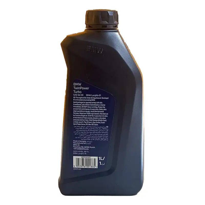 روغن موتور بی ام دبلیو مدل 5w-30 حجم 1 لیتر