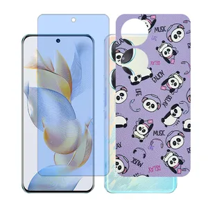 Glass together model matte anti blue screen protector suitable for Honor 70 mobile phone with back cover sticker
