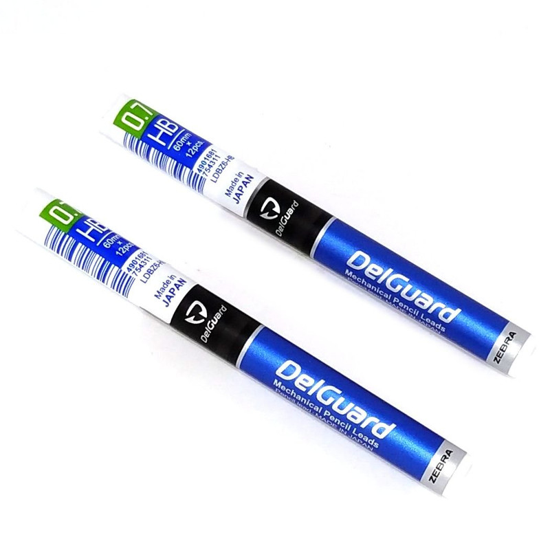 نوک مداد نوکی زبرا مدل دلگارد بسته 2 عددی قطر نوشتاری 0.7 میلی متر