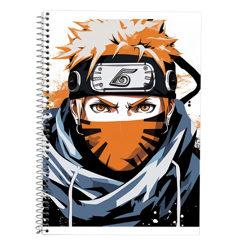 دفتر زبان دوخط 50 برگ مدوپد مدل Naroto کد DF11092