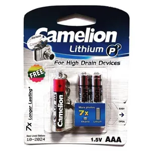 باتری نیم قلمی کملیون مدل Lithium x7 بسته 2عددی