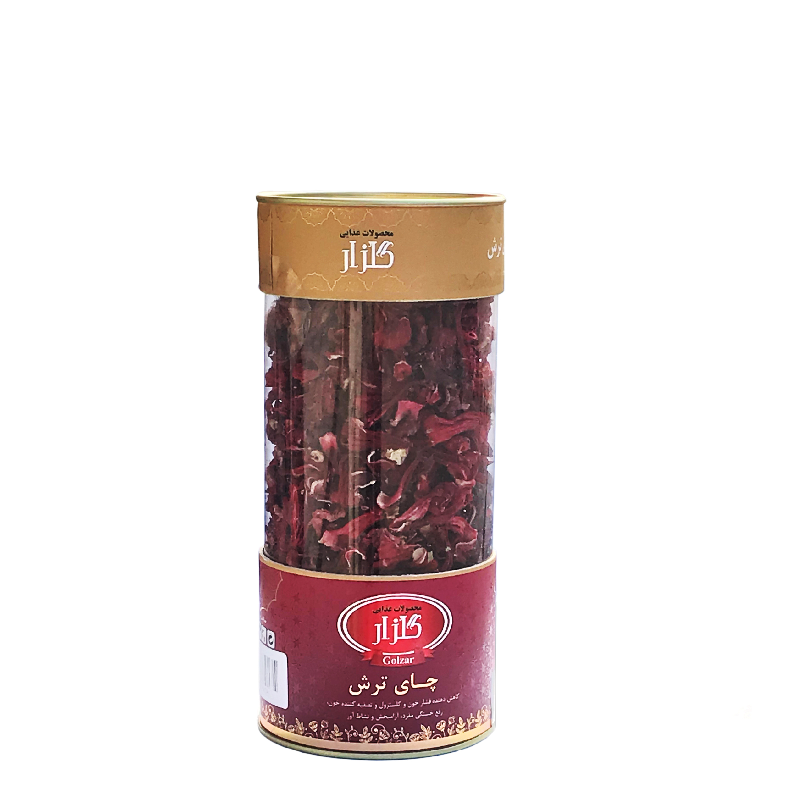 دمنوش گیاهی چای ترش گلزار مدل Hibiscus Tea مقدار 75 گرم
