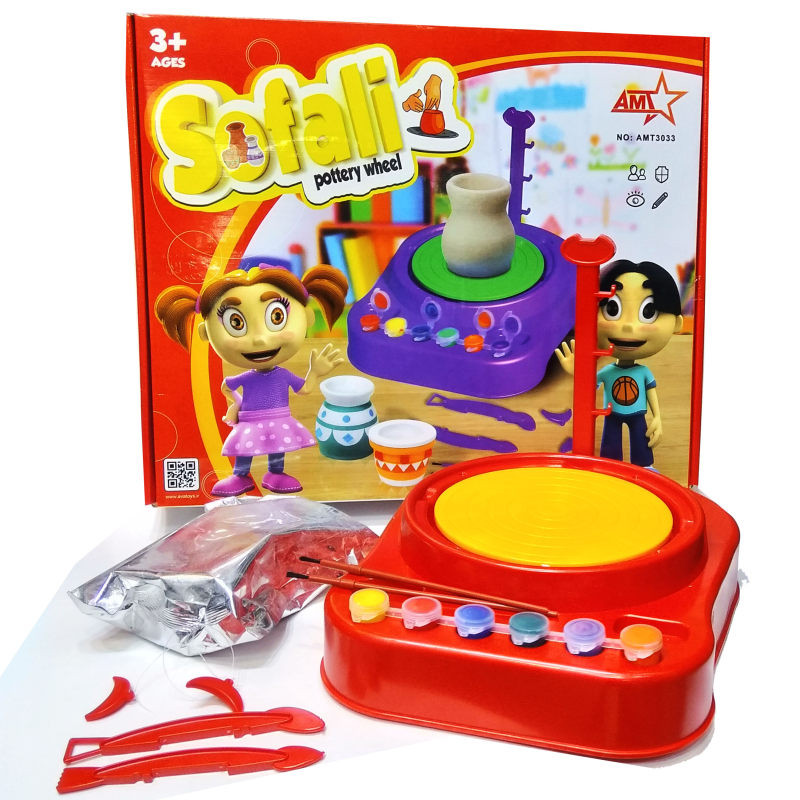 بازی آموزشی مدل گل و چرخ سفالگری آوا