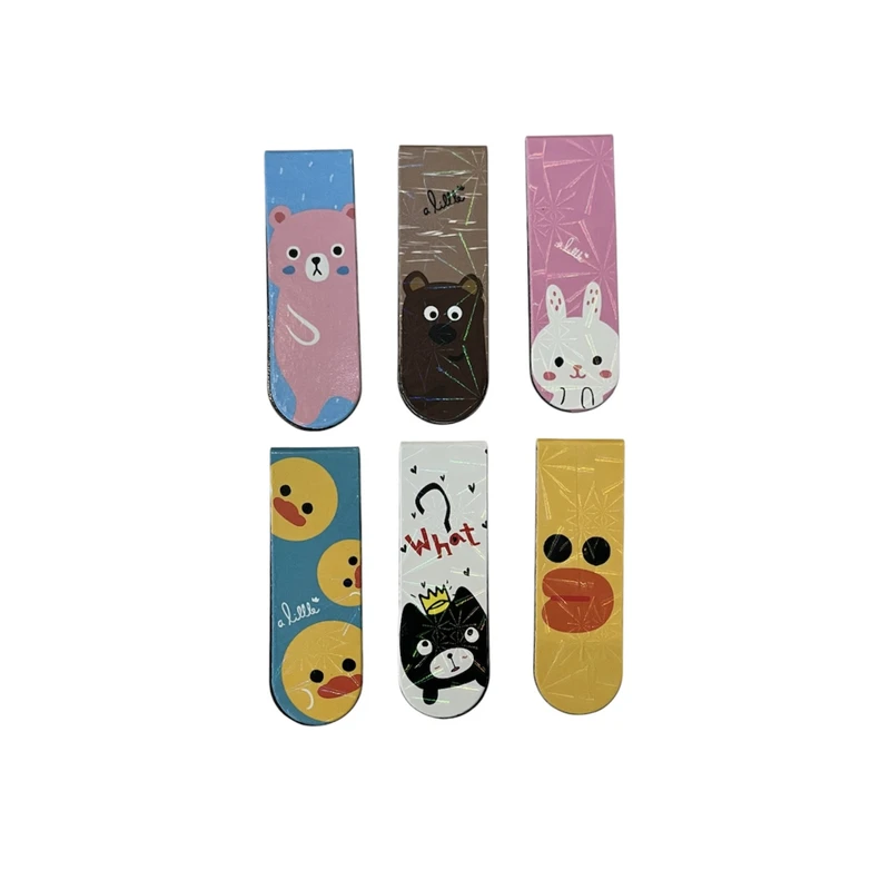 نشانگر کتاب طرح خرس بسته ۶ عددی