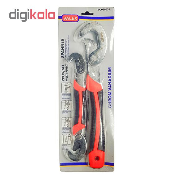 مجموعه 2 عددی آچار همه کاره والکس مدل vc020038n