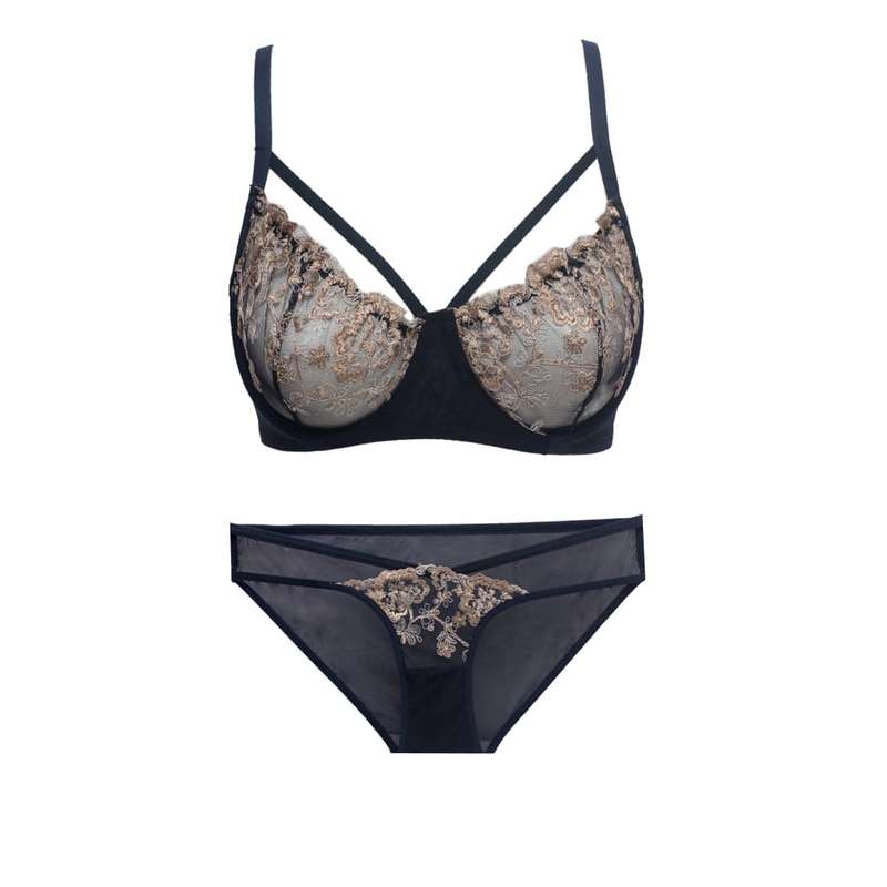 ست شورت و سوتین زنانه مدل هارنس دار