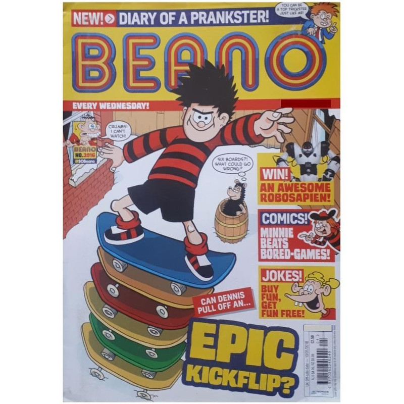 مجله Beano ژانويه 2018