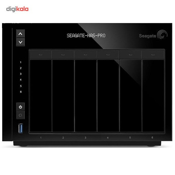 ذخیره ساز تحت شبکه سیگیت مدل Pro 6-Bay STDF12000200 ظرفیت 12 ترابایت