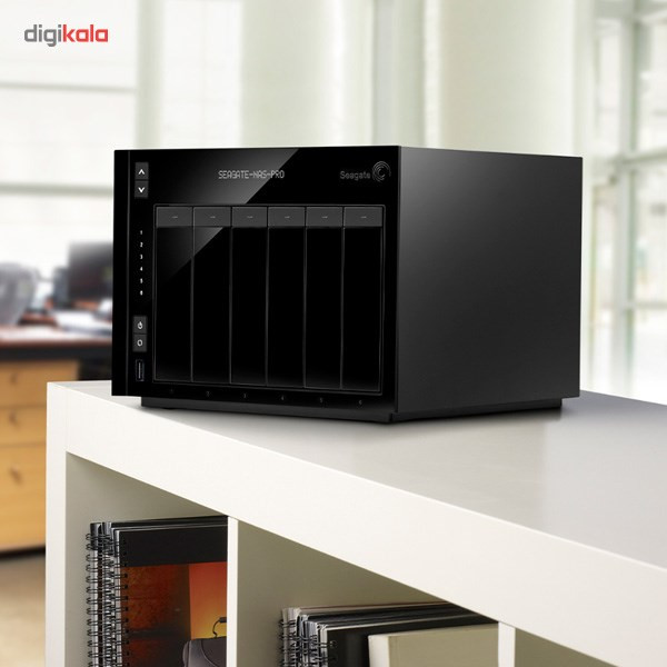 ذخیره ساز تحت شبکه سیگیت مدل Pro 6-Bay STDF12000200 ظرفیت 12 ترابایت