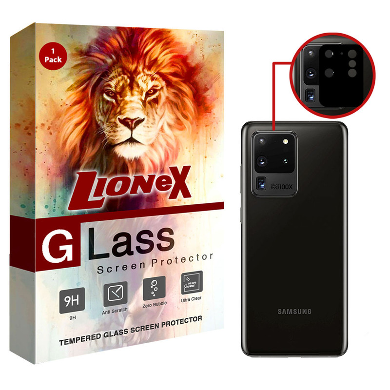 محافظ لنز دوربین لایونکس مدل LFUL مناسب برای گوشی موبایل سامسونگ Galaxy S20 Ultra 5G
