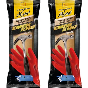 دستکش صنعتی دستکش گیلان مدل L 02  بسته 2 جفتی