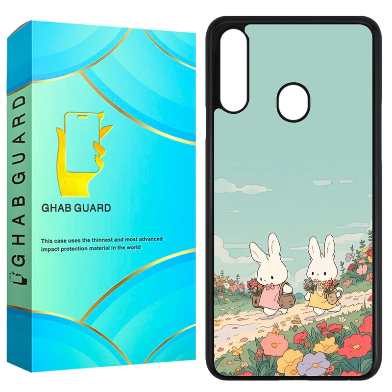 کاور قاب گارد طرح خرگوش مدل GCHPA20S مناسب برای گوشی موبایل سامسونگ Galaxy A20s 