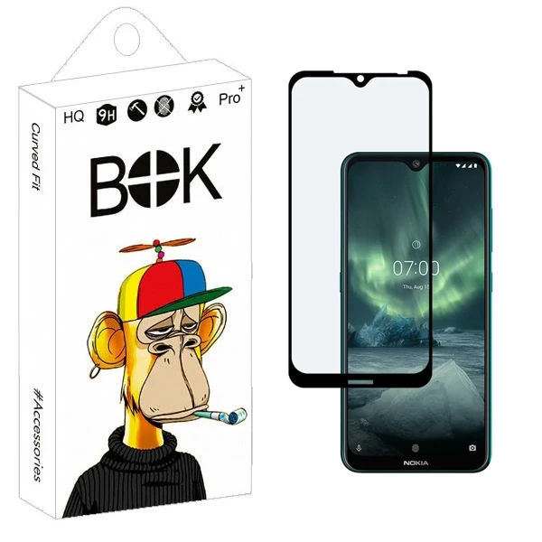 محافظ صفحه نمایش بوک مدل Thin Full مناسب برای گوشی موبایل نوکیا 7.2