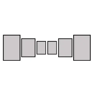 قاب عکس بکلیت مدل 215-55 مجموعه 6 عددی