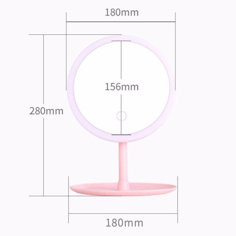 آینه و رینگ لایت آرایشی  کد 5508